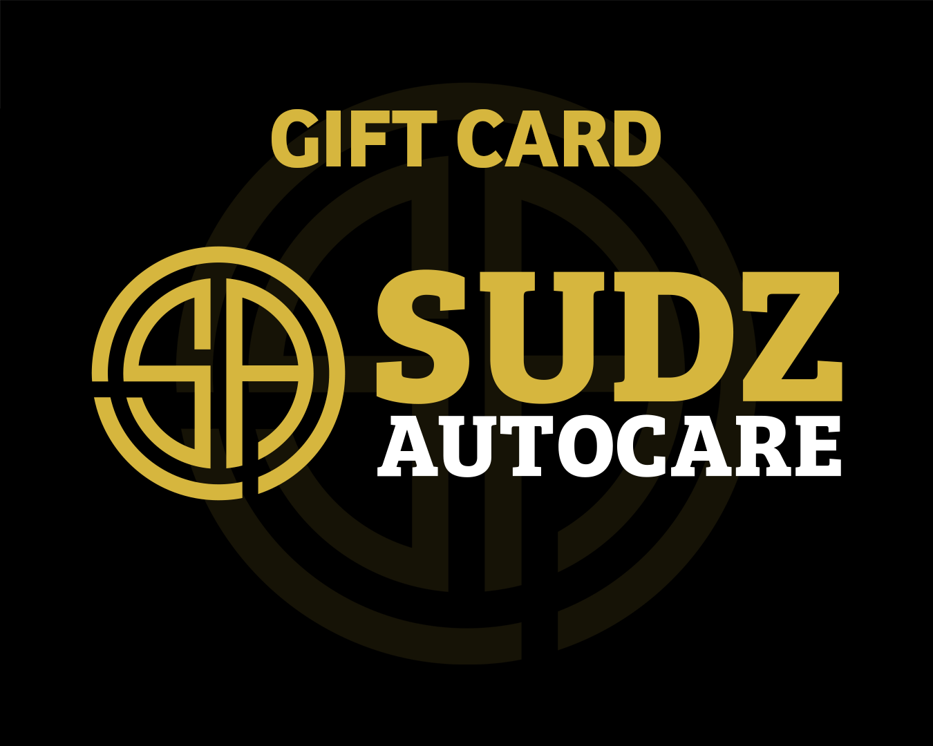 SUDZ Autocare Gift Card
